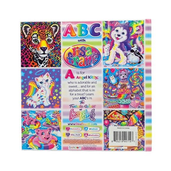 Lisa Frank Hardback ABC Alphabet Book - Picture 4 of 8